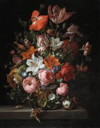 <p>Flowers in a Glass Vase</p>