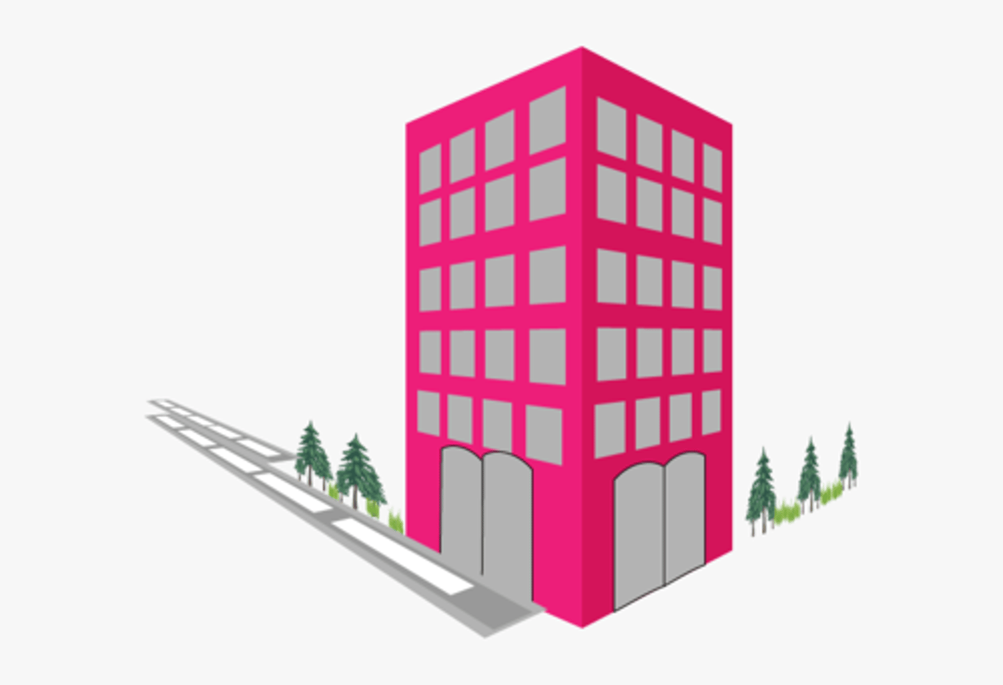 <p>es una construcción de muchos pisos donde trabaja o vive la gente.</p>