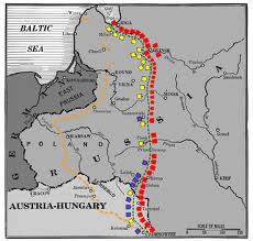 <p>Longest front in WWI and saw some of the heaviest casualties. The primary battleground where Allied Russians fought central powers.</p>