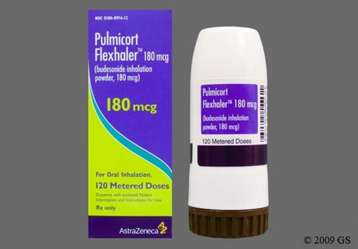 <p>Pulmicort</p><p>inhaled corticosteroid (ICS) for inflammation</p>