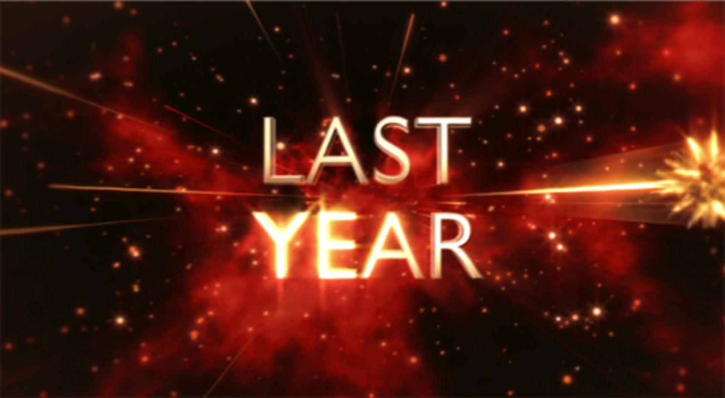 <p>last year</p>