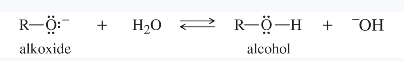 <p>R—O(-), the conjugate base of an alcohol </p>