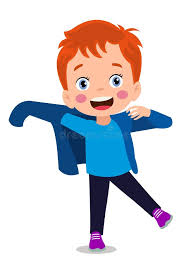 <p>I get dressed</p>