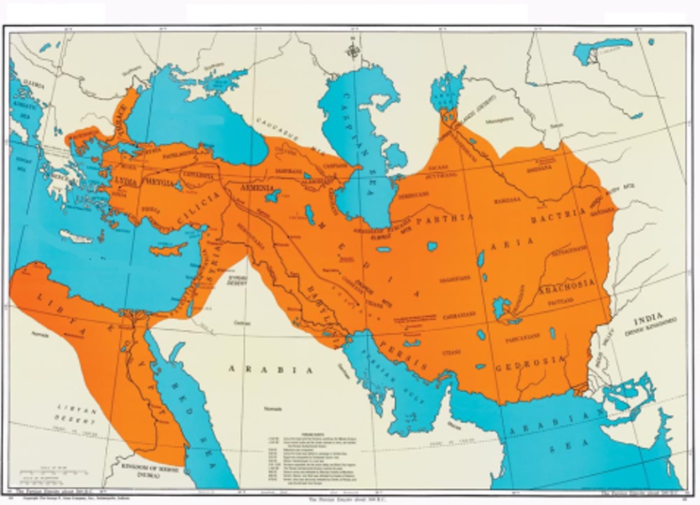 <p>current day Iran and Turkey</p>