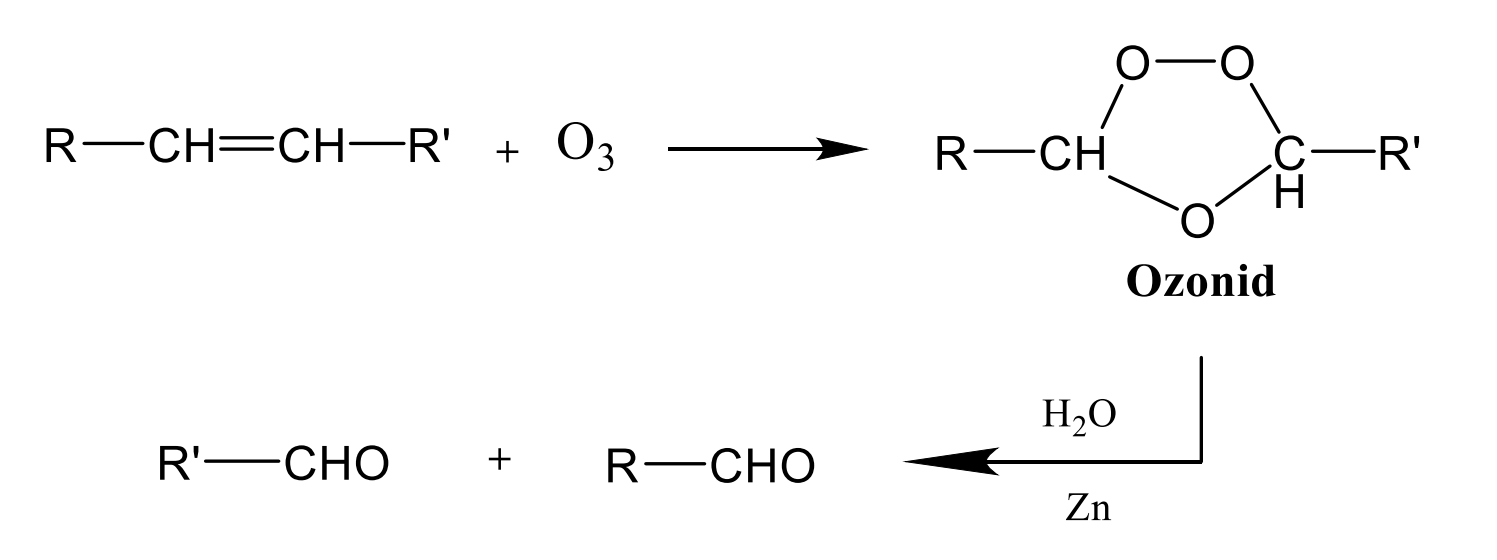 <p>Xúc tác : <strong>Zn</strong></p><p>Sản phẩm : andehit hoặc ceton</p>