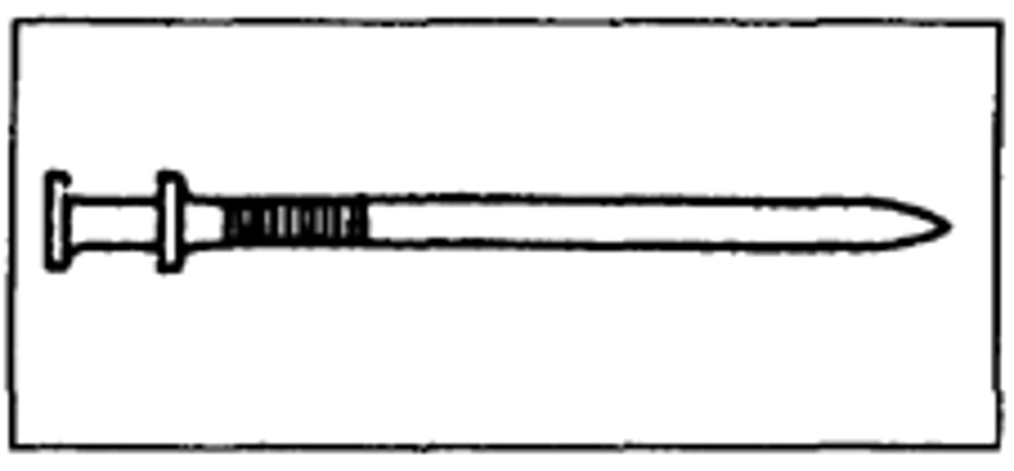 <p>What type of nail is this? (Two heads)</p>