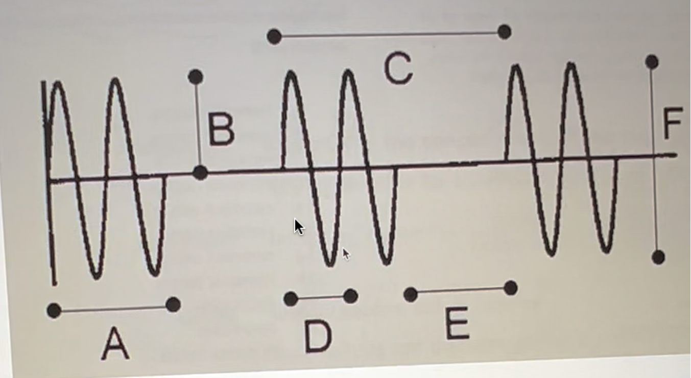 <p>Which of the following best describes line F?</p>