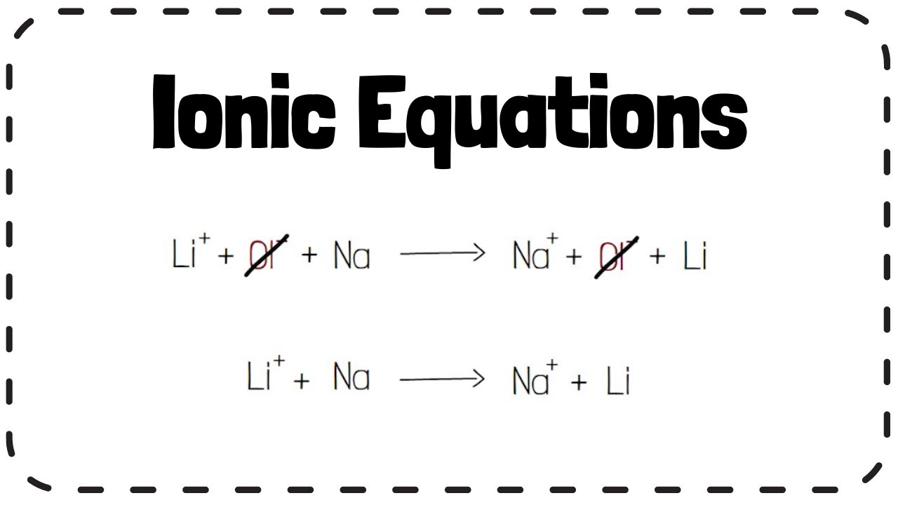 <p>chloride ions dont change in the reaction and so can be ignord </p>