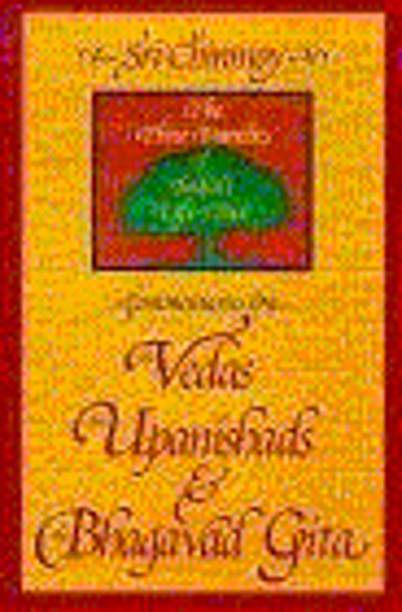 <p>A major book in Hinduism that explains the Hindu idea of the divine force informing the whole universe.</p>