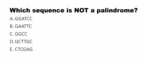 <p>A <strong>palindrome</strong> is a word, phrase, number, or other sequence of characters that reads the same <strong>forward and backward</strong> (ignoring spaces, punctuation, and capitalization).</p><p>2. Molecular Biology Meaning (Crucial for DNA)</p><p class="ds-markdown-paragraph">In molecular biology, a <strong>palindrome</strong> or <strong>palindromic sequence</strong> refers to a <strong>specific kind of symmetry in a DNA (or RNA) sequence.</strong></p><p class="ds-markdown-paragraph">A <strong>DNA sequence</strong> is <strong>palindromic </strong>if the <strong>sequence of its nucleotides </strong>is the <span style="color: rgb(5, 1, 1);"><strong>same</strong></span><span style="color: blue;"><strong> </strong></span>on <strong>one strand as it is on the complementary strand when both are read in the <u>same 5' to 3' direction.</u></strong></p><p class="ds-markdown-paragraph">This is often described as having <strong>twofold rotational symmetry</strong>.</p><p class="ds-markdown-paragraph"><strong>How to Visualize It:</strong><br>Imagine a double-stranded DNA segment. The sequence on the top strand, read from 5' to 3', is identical to the sequence on the bottom strand, read from 5' to 3'.</p><p class="ds-markdown-paragraph"><strong>Example of a Short Palindromic Sequence:</strong></p><p>text</p><pre><code>5' - G A A T T C - 3'
3' - C T T A A G - 5'</code></pre><ul><li><p class="ds-markdown-paragraph">Read the <strong>top strand</strong> from left to right (5'→3'): <code>G-A-A-T-T-C</code></p></li><li><p class="ds-markdown-paragraph">Read the <strong>bottom strand</strong> from left to right (5'→3'): <code>G-A-A-T-T-C</code></p></li></ul><p class="ds-markdown-paragraph"><strong>They are identical!</strong> </p><p>Why are Palindromic Sequences So Important in Genetics?</p><ol><li><p class="ds-markdown-paragraph"><strong>Recognition Sites for Restriction Enzymes:</strong></p><ul><li><p class="ds-markdown-paragraph">The vast majority of Type II restriction enzymes (molecular "scissors" used in DNA cloning) recognize and cut within <strong>short palindromic sequences</strong> (typically 4-8 base pairs long).</p></li><li><p class="ds-markdown-paragraph">The symmetry of the site means the enzyme, which often functions as a homodimer (two identical subunits), can bind to the DNA in the same way on each strand.</p></li></ul></li><li><p class="ds-markdown-paragraph"><strong>Protein Binding Sites:</strong></p><ul><li><p class="ds-markdown-paragraph">Many transcription factors (proteins that control gene expression) bind as dimers to palindromic or partially palindromic sequences in gene promoters. The symmetry of the DNA site matches the symmetry of the protein dimer.</p></li></ul></li><li><p class="ds-markdown-paragraph"><strong>Cruciform Structures:</strong></p><ul><li><p class="ds-markdown-paragraph">Under certain conditions (e.g., negative supercoiling), a palindromic sequence can fold back on itself to form a <strong>cruciform</strong> structure (shaped like a cross). This happens when the two strands base-pair with themselves instead of with each other.</p></li></ul></li></ol><p>Summary</p><table style="min-width: 75px;"><colgroup><col style="min-width: 25px;"><col style="min-width: 25px;"><col style="min-width: 25px;"></colgroup><tbody><tr><th colspan="1" rowspan="1" style="border-bottom: 1.06667px solid rgba(0, 0, 0, 0.12); font: 500 15px / 25px quote-cjk-patch, Inter, system-ui, -apple-system, BlinkMacSystemFont, &quot;Segoe UI&quot;, Roboto, Oxygen, Ubuntu, Cantarell, &quot;Open Sans&quot;, &quot;Helvetica Neue&quot;, sans-serif; border-top: none; padding: 10px 16px 10px 0px; text-align: left;"><p><strong>Feature</strong></p></th><th colspan="1" rowspan="1" style="border-bottom: 1.06667px solid rgba(0, 0, 0, 0.12); font: 500 15px / 25px quote-cjk-patch, Inter, system-ui, -apple-system, BlinkMacSystemFont, &quot;Segoe UI&quot;, Roboto, Oxygen, Ubuntu, Cantarell, &quot;Open Sans&quot;, &quot;Helvetica Neue&quot;, sans-serif; border-top: none; padding: 10px 16px; text-align: left;"><p><strong>Linguistic Palindrome</strong></p></th><th colspan="1" rowspan="1" style="border-bottom: 1.06667px solid rgba(0, 0, 0, 0.12); font: 500 15px / 25px quote-cjk-patch, Inter, system-ui, -apple-system, BlinkMacSystemFont, &quot;Segoe UI&quot;, Roboto, Oxygen, Ubuntu, Cantarell, &quot;Open Sans&quot;, &quot;Helvetica Neue&quot;, sans-serif; border-top: none; padding: 10px 16px; text-align: left;"><p><strong>DNA Palindrome</strong></p></th></tr><tr><td colspan="1" rowspan="1" style="border-bottom: 1.06667px solid rgba(0, 0, 0, 0.1); font: 400 15px / 25px quote-cjk-patch, Inter, system-ui, -apple-system, BlinkMacSystemFont, &quot;Segoe UI&quot;, Roboto, Oxygen, Ubuntu, Cantarell, &quot;Open Sans&quot;, &quot;Helvetica Neue&quot;, sans-serif; min-width: 100px; max-width: max(30vw, 320px); padding: 10px 16px 10px 0px;"><p><strong>Core Idea</strong></p></td><td colspan="1" rowspan="1" style="border-bottom: 1.06667px solid rgba(0, 0, 0, 0.1); font: 400 15px / 25px quote-cjk-patch, Inter, system-ui, -apple-system, BlinkMacSystemFont, &quot;Segoe UI&quot;, Roboto, Oxygen, Ubuntu, Cantarell, &quot;Open Sans&quot;, &quot;Helvetica Neue&quot;, sans-serif; min-width: 100px; max-width: max(30vw, 320px); padding: 10px 16px;"><p>Reads the same forwards and backwards.</p></td><td colspan="1" rowspan="1" style="border-bottom: 1.06667px solid rgba(0, 0, 0, 0.1); font: 400 15px / 25px quote-cjk-patch, Inter, system-ui, -apple-system, BlinkMacSystemFont, &quot;Segoe UI&quot;, Roboto, Oxygen, Ubuntu, Cantarell, &quot;Open Sans&quot;, &quot;Helvetica Neue&quot;, sans-serif; min-width: 100px; max-width: max(30vw, 320px); padding: 10px 0px 10px 16px;"><p>The sequence is identical on both strands when read in the same 5'→3' direction.</p></td></tr><tr><td colspan="1" rowspan="1" style="border-bottom: 1.06667px solid rgba(0, 0, 0, 0.1); font: 400 15px / 25px quote-cjk-patch, Inter, system-ui, -apple-system, BlinkMacSystemFont, &quot;Segoe UI&quot;, Roboto, Oxygen, Ubuntu, Cantarell, &quot;Open Sans&quot;, &quot;Helvetica Neue&quot;, sans-serif; min-width: 100px; max-width: max(30vw, 320px); padding: 10px 16px 10px 0px;"><p><strong>Example</strong></p></td><td colspan="1" rowspan="1" style="border-bottom: 1.06667px solid rgba(0, 0, 0, 0.1); font: 400 15px / 25px quote-cjk-patch, Inter, system-ui, -apple-system, BlinkMacSystemFont, &quot;Segoe UI&quot;, Roboto, Oxygen, Ubuntu, Cantarell, &quot;Open Sans&quot;, &quot;Helvetica Neue&quot;, sans-serif; min-width: 100px; max-width: max(30vw, 320px); padding: 10px 16px;"><p>"racecar"</p></td><td colspan="1" rowspan="1" style="border-bottom: 1.06667px solid rgba(0, 0, 0, 0.1); font: 400 15px / 25px quote-cjk-patch, Inter, system-ui, -apple-system, BlinkMacSystemFont, &quot;Segoe UI&quot;, Roboto, Oxygen, Ubuntu, Cantarell, &quot;Open Sans&quot;, &quot;Helvetica Neue&quot;, sans-serif; min-width: 100px; max-width: max(30vw, 320px); padding: 10px 0px 10px 16px;"><p><code>5'-GAATTC-3'</code><br><code>3'-CTTAAG-5'</code></p></td></tr><tr><td colspan="1" rowspan="1" style="border-bottom: 1.06667px solid rgba(0, 0, 0, 0.1); font: 400 15px / 25px quote-cjk-patch, Inter, system-ui, -apple-system, BlinkMacSystemFont, &quot;Segoe UI&quot;, Roboto, Oxygen, Ubuntu, Cantarell, &quot;Open Sans&quot;, &quot;Helvetica Neue&quot;, sans-serif; min-width: 100px; max-width: max(30vw, 320px); padding: 10px 16px 10px 0px;"><p><strong>Key Importance</strong></p></td><td colspan="1" rowspan="1" style="border-bottom: 1.06667px solid rgba(0, 0, 0, 0.1); font: 400 15px / 25px quote-cjk-patch, Inter, system-ui, -apple-system, BlinkMacSystemFont, &quot;Segoe UI&quot;, Roboto, Oxygen, Ubuntu, Cantarell, &quot;Open Sans&quot;, &quot;Helvetica Neue&quot;, sans-serif; min-width: 100px; max-width: max(30vw, 320px); padding: 10px 16px;"><p>Wordplay, puzzles.</p></td><td colspan="1" rowspan="1" style="border-bottom: 1.06667px solid rgba(0, 0, 0, 0.1); font: 400 15px / 25px quote-cjk-patch, Inter, system-ui, -apple-system, BlinkMacSystemFont, &quot;Segoe UI&quot;, Roboto, Oxygen, Ubuntu, Cantarell, &quot;Open Sans&quot;, &quot;Helvetica Neue&quot;, sans-serif; min-width: 100px; max-width: max(30vw, 320px); padding: 10px 0px 10px 16px;"><p><strong>Restriction enzyme cutting</strong>, transcription factor binding, DNA structure.</p></td></tr></tbody></table><p class="ds-markdown-paragraph">In essence, the palindromic sequence in DNA is a fundamental form of symmetry that is exploited by countless proteins to recognize and interact with the double helix in a specific and predictable way. It is one of the cornerstones of genetic engineering.</p>
