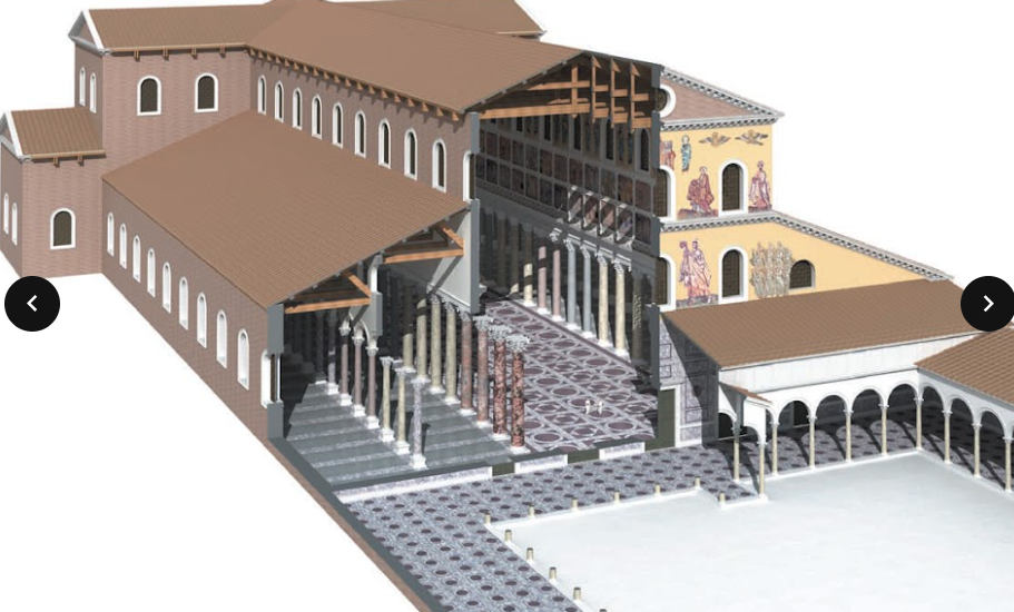 <p>vechea bazilica a sf petru</p>