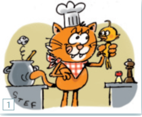 <p>wat betekent: een vogel voor de kat zijn </p>