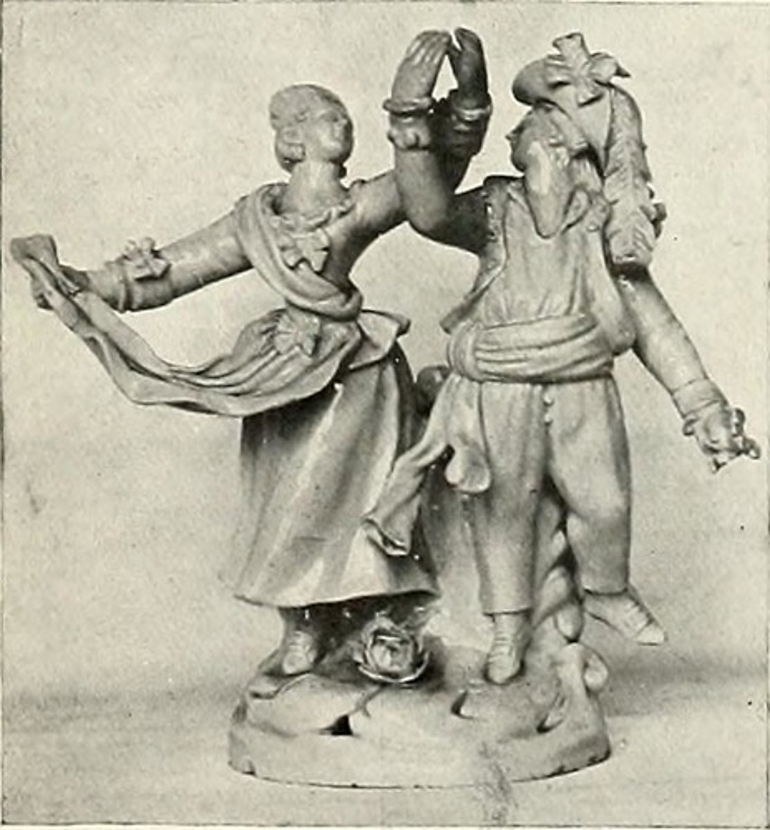 <p>porcelain factory by Charles III and created soft-paste porcelain characterized by a pronounced creamy color and unusually glossy clear glaze making it a particularly successful medium for undecorated porcelain sculpture; principal mark is an N surmounted by a crown, in blue (sometimes R. F. are substituted - created under Ferdinand's time)</p>
