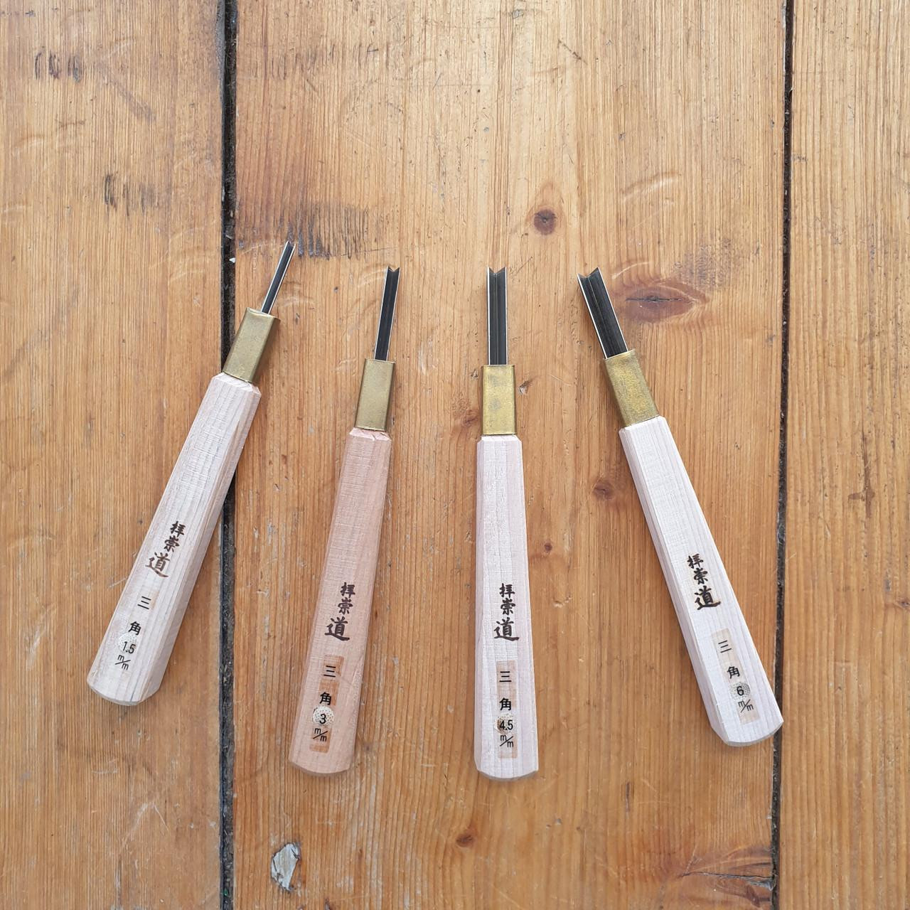 <p>A cutting tool used along with chisels to remove large, unwanted areas of wood from a woodcut block. </p>