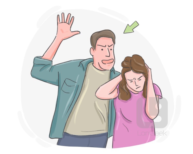 <p>hacerle daño a alguien</p>