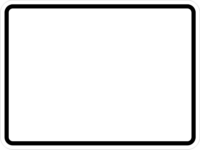 <p>Horizontal Rectangle Sign</p>