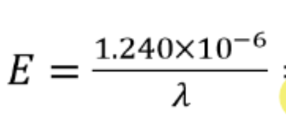 <p>h*c/lamda</p>