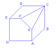 <p>3. (See figure) Consider the Cavalier oblique drawing of a flat-faced block. If edge AB on the</p><p>drawing and the actual block are scaled 1:1 (i.e. equal in length), which other edges are</p><p>scaled 1:1?</p><p>a) HA &amp; GC</p><p>b) FC &amp; ED</p><p>c) FG &amp; GC</p><p>d) EH &amp; GF</p><p>e) All of the previous pairs</p><p>f) None of the previous pairs</p>