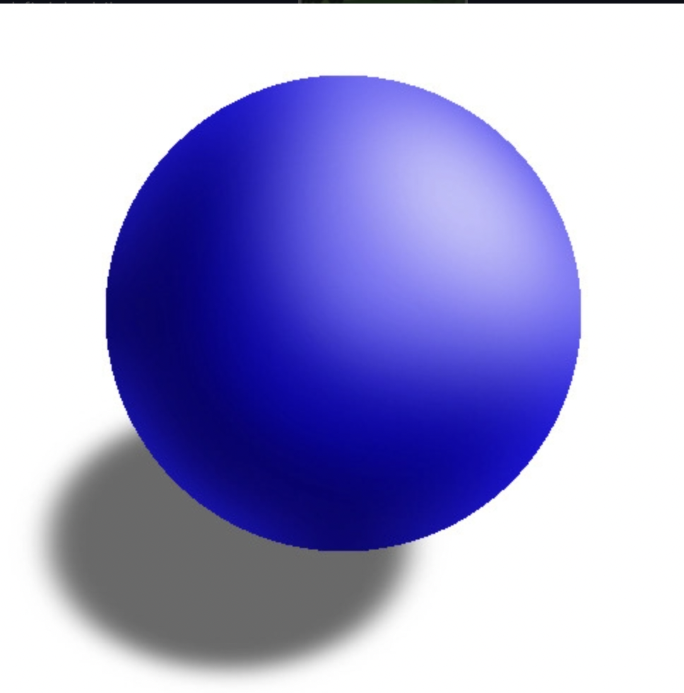 create a impression of three dimensional forms
