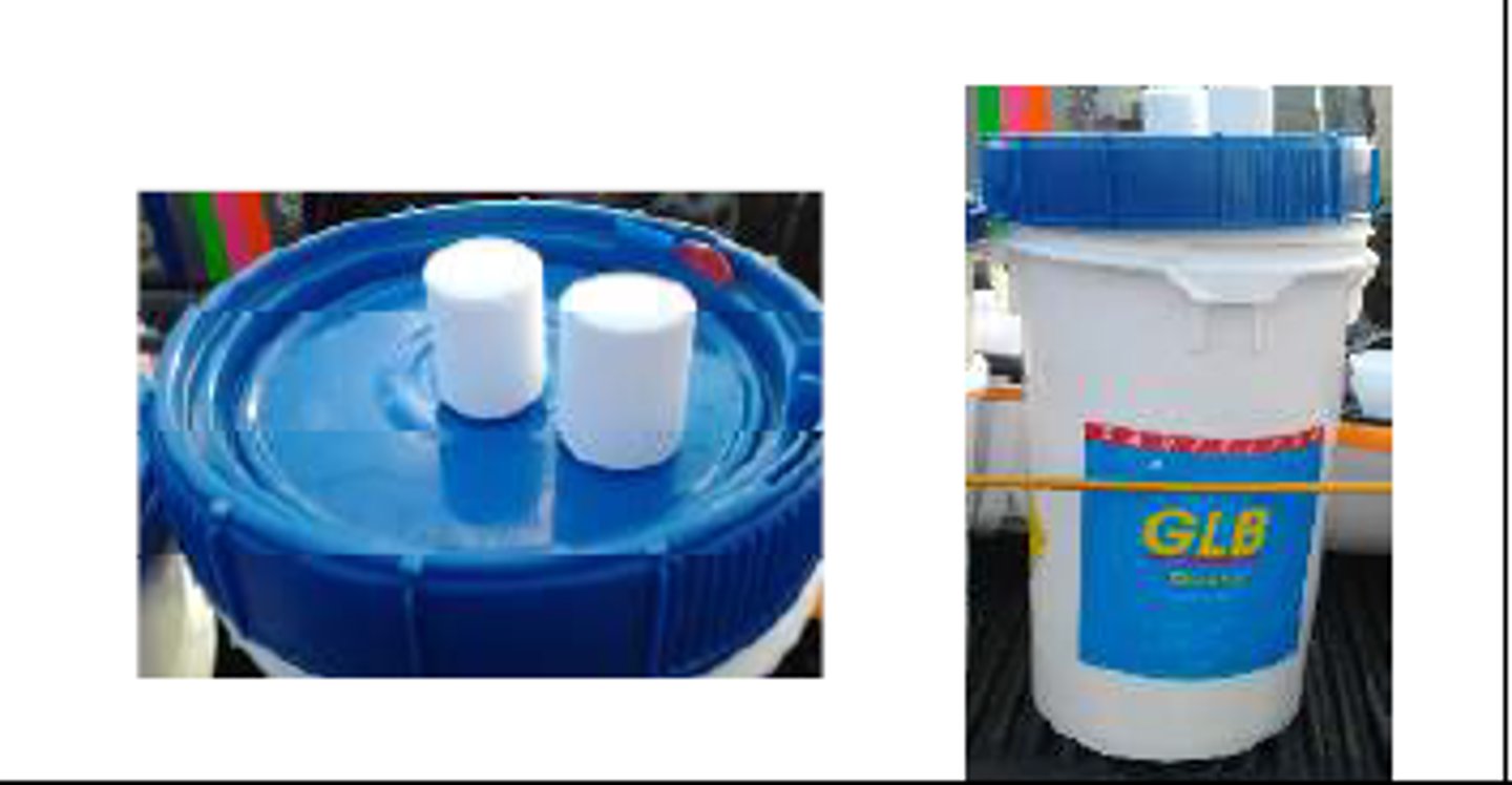 <p>Chlorinates pools through Rainbow Chlorinators</p><p>*Has chlorine, acid &amp; stabilizer built in!<br><br>Add to Chlorinator during Cleanings MWFSun. <br>Do NOT add if 1 full stick already inside feeder.</p>