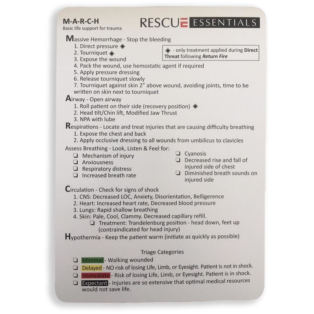 <p><span>🩸🛑</span> Punkt M jest absolutnym priorytetem, ponieważ masywny krwotok z kończyn może doprowadzić do zgonu w ciągu zaledwie kilku minut:</p><p></p><ul><li><p><span>🩸</span> Tamowanie krwotoków zewnętrznych zagrażających życiu (np. rany postrzałowe kończyn, amputacje).</p></li></ul><p></p><ul><li><p><span>🩹</span> Zastosowanie stazy taktycznej (opaski uciskowej) lub opatrunków hemostatycznych w miejscach przejściowych.</p></li></ul><p></p>