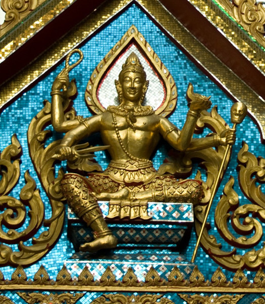 <p>A Hindu god considered the creator of the world.</p>