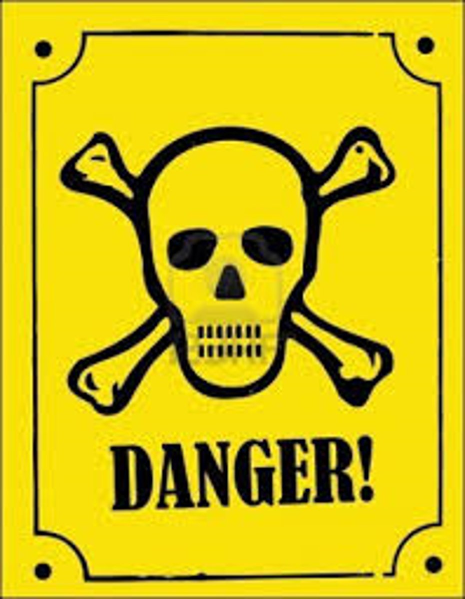 <p>Danger.</p>