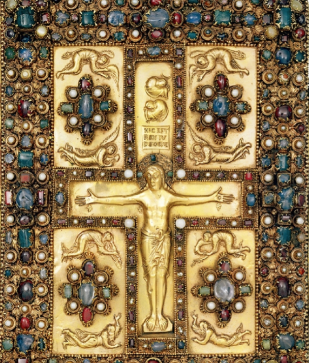 <p>Front Cover of Lindau Gospels (Early Medieval)</p>