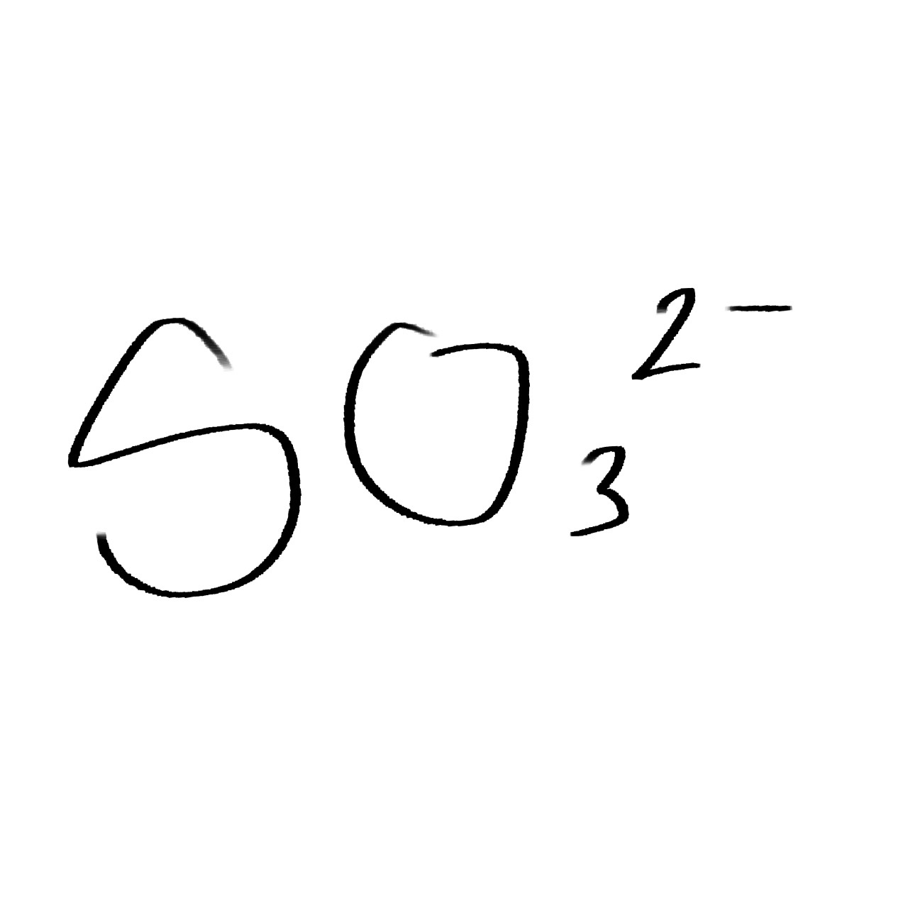 SO3 2- 