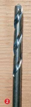 <p>hardened tungsten carbide point • </p><p>simultaneously pounds and twists into hard masonry surfaces (drill set to hammer mode). </p><p>• Used masonry</p><p>For shelves - very noisy &amp; not stealthy</p>