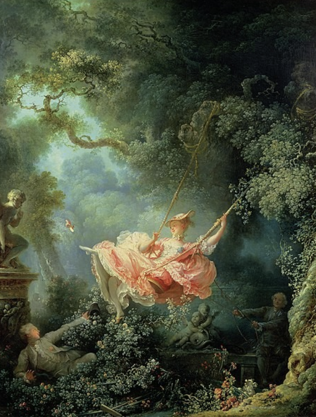 <p>Jean-Honoré Fragonard, <em>The Swing</em>, 1767.</p>