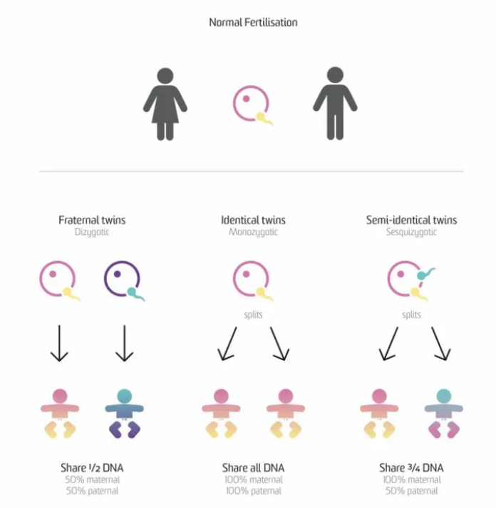 The degree to which individuals share a certain amount of genetic material