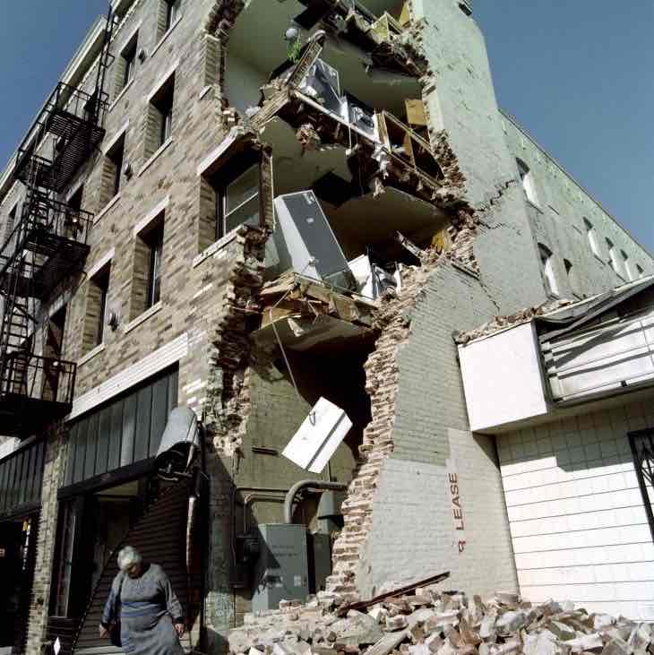 <p>A natural but unpredictable event </p>