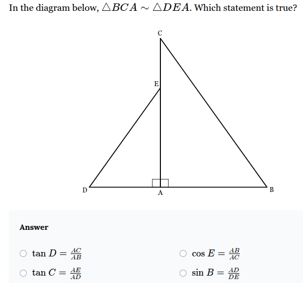 <p>Which statement is true?</p>