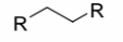 <p>lack of multiple bonds and no heteroatoms</p>