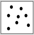 <p>This image shows one type of atom.  What best describes what this image represents?</p><p></p>