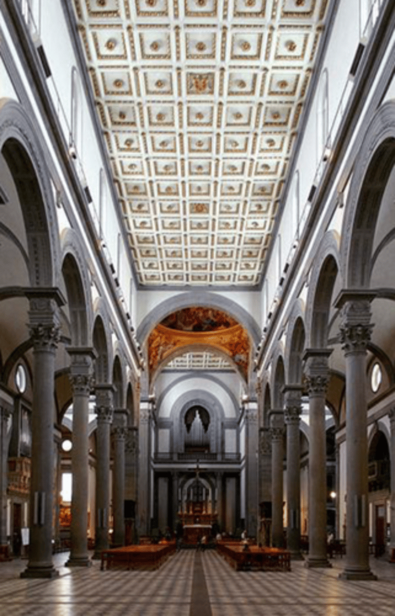 <p>During the Renaissance, artists invented this technique based upon math principles in order to give paintings a realistic appearance. The technique shows when our eyes focus on the vanishing point, all shapes and objects become smaller, gíving us the illusion of depth and distance. Larger objects appear closer, and smaller objects appear more distant.</p>