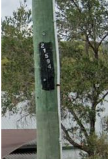 <p>Pole marking</p>
