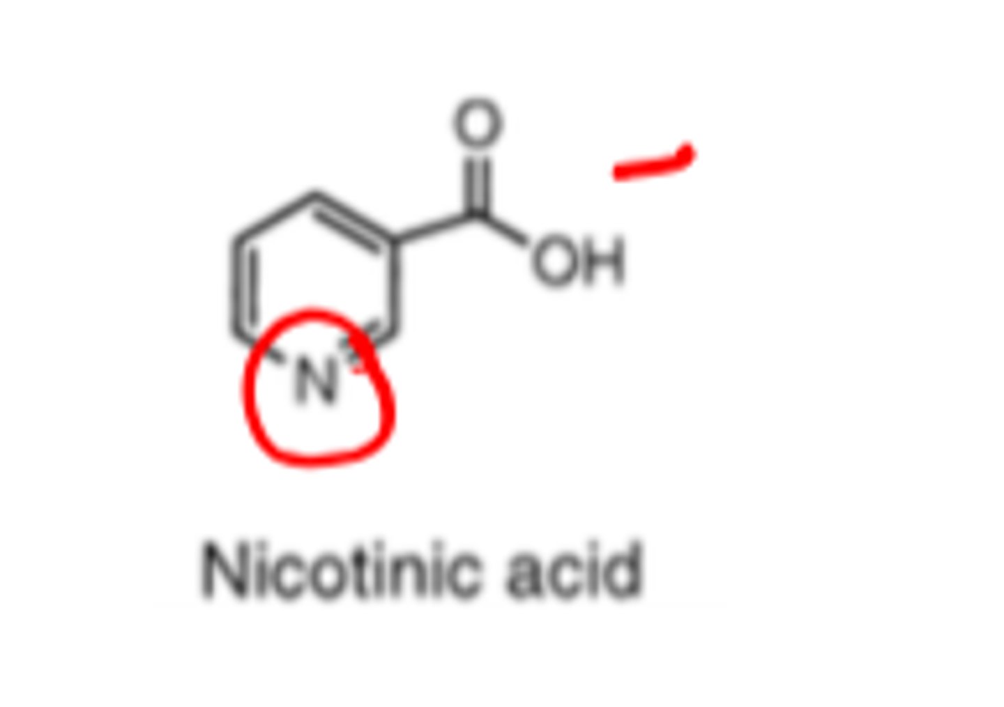 <p>- very weak (pKa = 2.0_</p><p>Therefore exists in the un-ionized form</p>