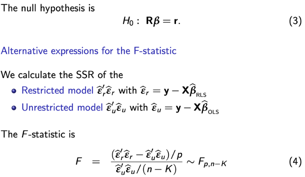 <p>Used in Chow test</p>