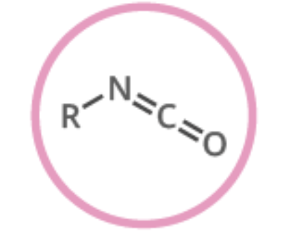 <ul><li><p>Nitrogen based </p></li><li><p>Naming -yl isocyanate</p></li></ul><p></p>