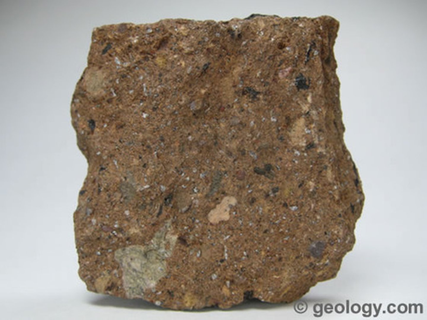 <p>Origin: Extrusive, Rapid Cooling</p><p>Texture: Pyroclastic</p><p>Composition: fragments of Tephra</p>