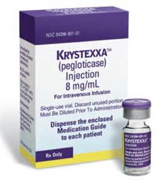 <p>Pegloticase (Krystexxa®)</p>