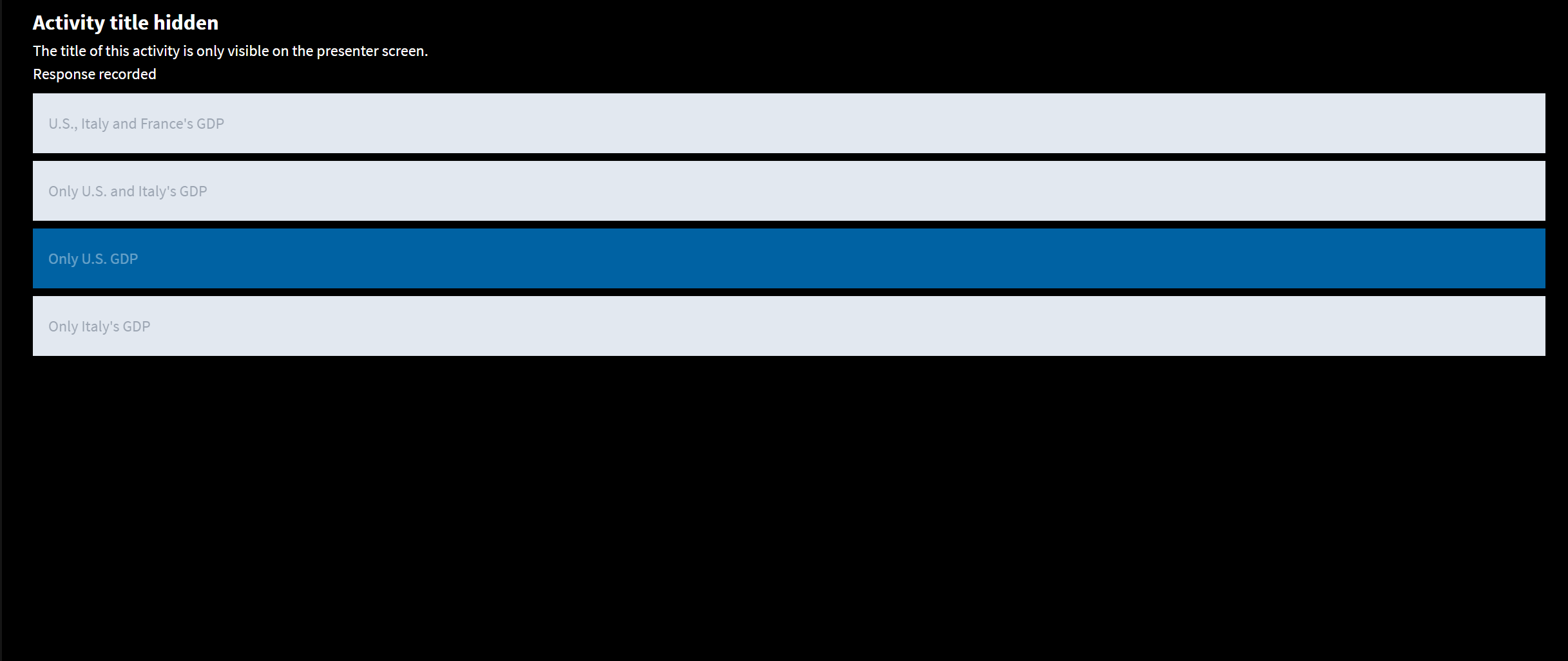 <p>Jesse is an Italian citizend who works in a French bakery located in NYC. Jesse’s work contributes to:</p>