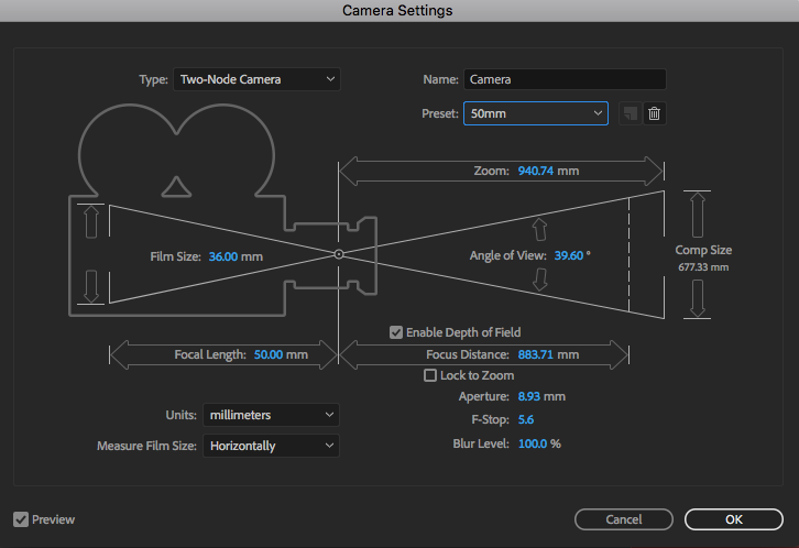 <p>How do you create a camera layer in Adobe After Effects?</p>
