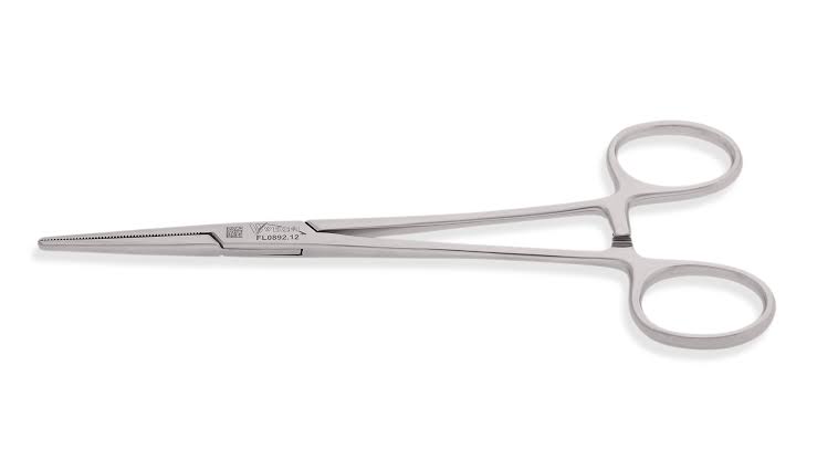 <p>__ are medium hemostatic forceps; used for shallow layers.</p>