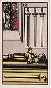 <p>Four of Swords</p>