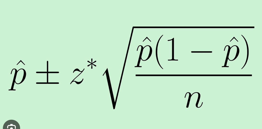 <p>then two sample p hat1- p hat2 at begining and in the standard error </p>