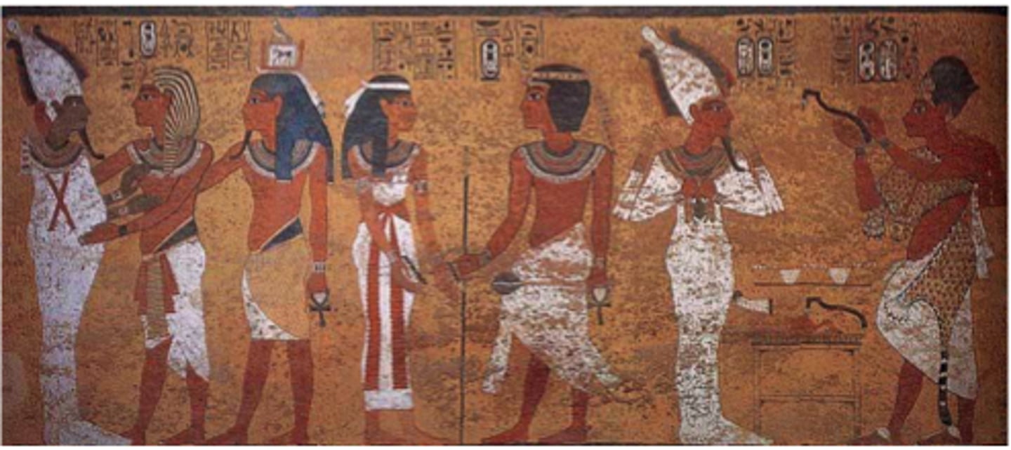 <p>- The nearly intact royal tomb of boy pharaoh Tutankhamun (d. c. 1323 BCE), discovered by Howard Carter in 1922</p><p>- Located in the Valley of the Kings and contained over 5,000 artifacts including a solid gold inner coffin</p><p>- The famous gold death mask is one of the most iconic objects in world archaeology</p><p>- Tutankhamun died young (~18-19 years old) and his tomb may have been hastily prepared</p><p>- Its discovery was a global sensation and sparked renewed popular interest in Egyptology</p>