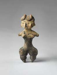 <p>A nude female figure created to promote survival in societies with high infant mortality. Bicephalic figure promotes ideas of duality with a <em>body</em> (big hips annd cinched waist), and elaborate ideas.</p>